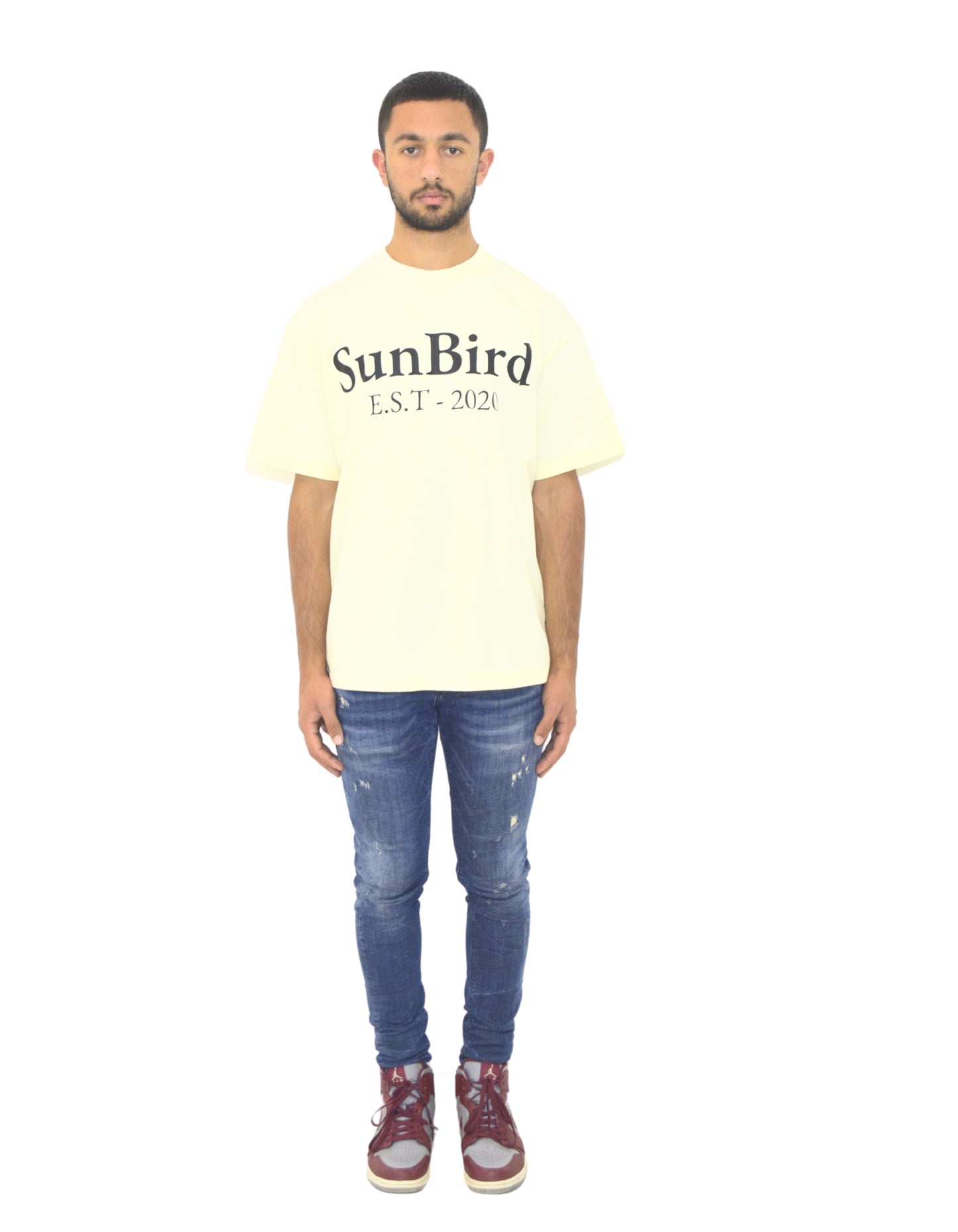SUNBIRD CREAM FREE CHAIN T-SHIRT