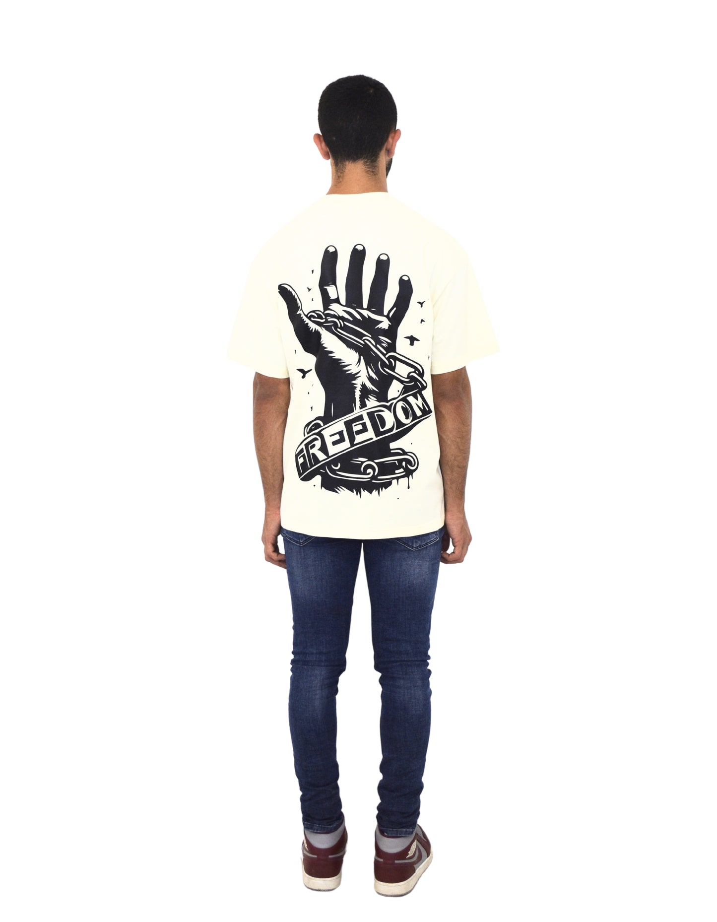 SUNBIRD CREAM FREE CHAIN T-SHIRT