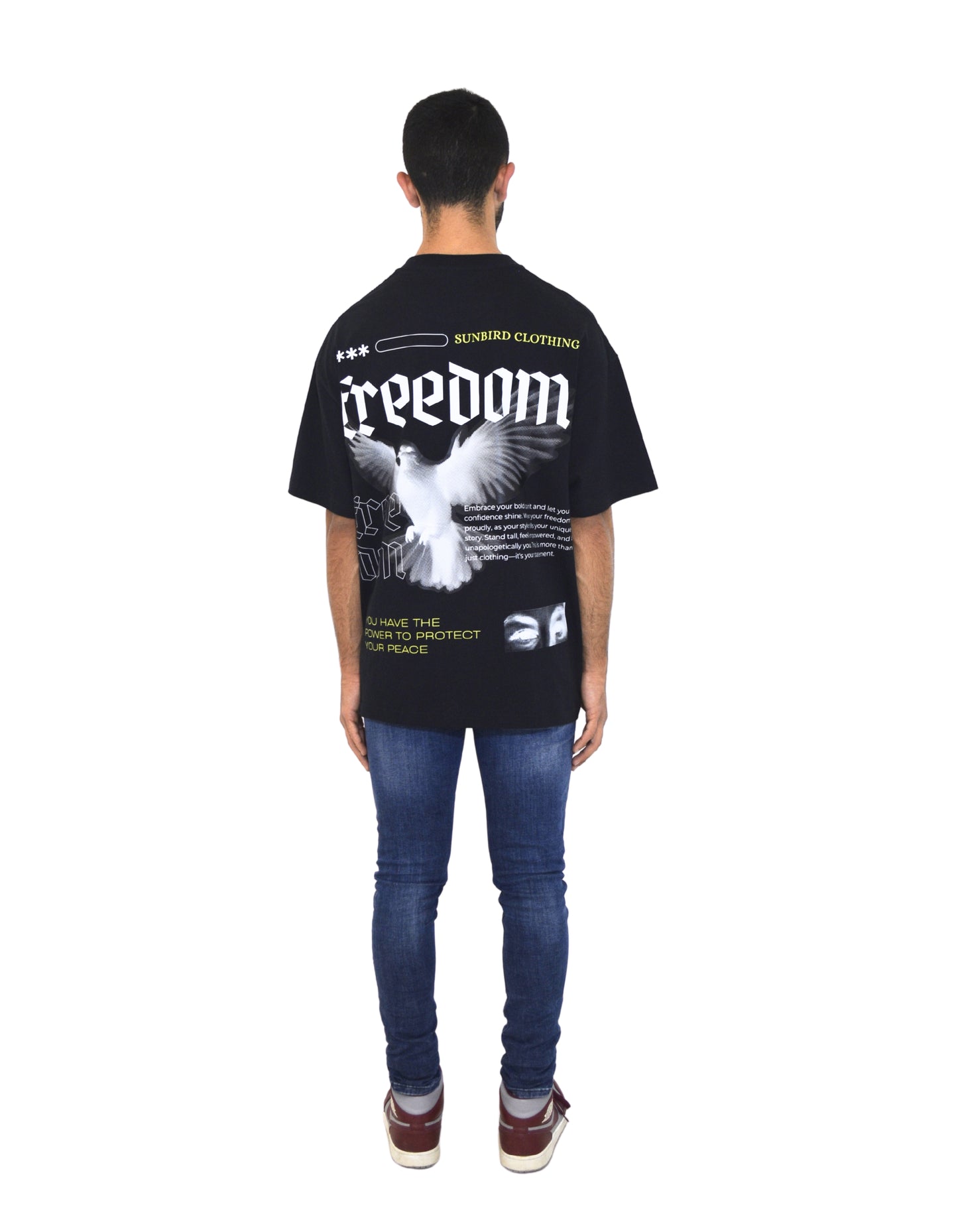 SUNBIRD LIGHTNING BLACK T-SHIRT