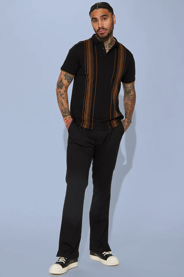 Pharaoh Bustdown Polo - Black