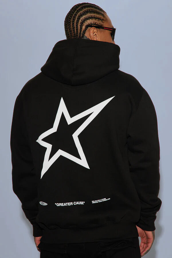 Greater Cause Hoodie - Black