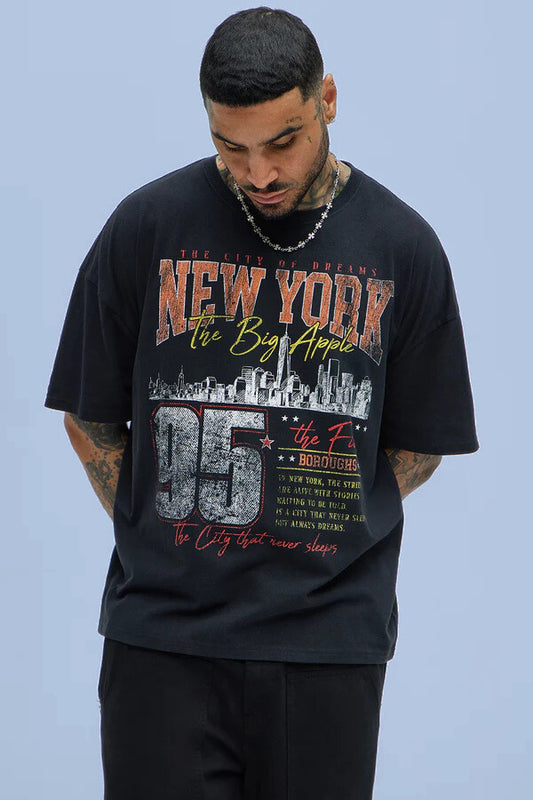 NYC Oversized Short Sleeve Tee