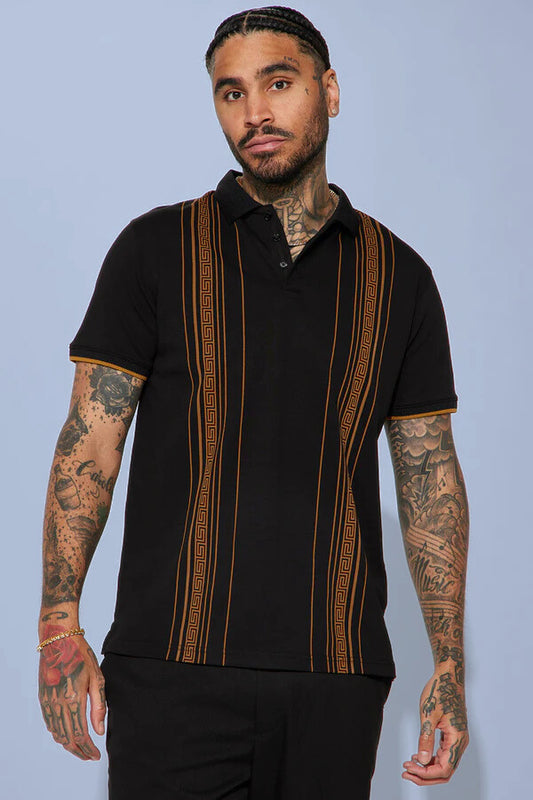 Pharaoh Bustdown Polo - Black